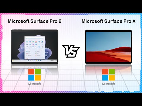 Microsoft Surface Pro 9 vs Microsoft Surface Pro X