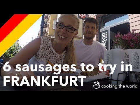6 sausages to eat in Frankfurt, Germany // German...