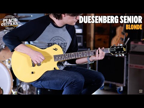 2021 Duesenberg Senior - Blonde | Deutsche Les Paul Junior Style Singlecut SplitKing Humbucker PLEK 3,42kg | CoA OHSC Bild 21