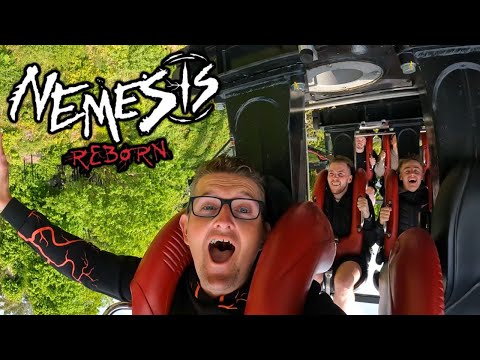 Riding Nemesis Reborn - Alton Towers LEGENDARY Inverted Coaster!