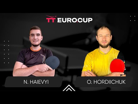 15:30 Nazarii Haievyi  - Oleksandr Hordiichuk 21.10.2023 TT Euro.Cup Ukraine Master. TABLE 3
