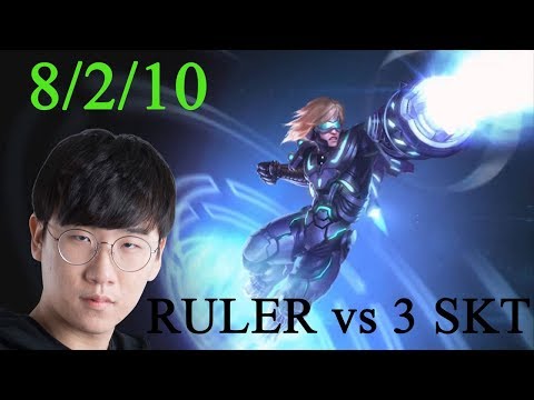 KSV Ruler vs 3 SKT (Faker, Bang, Blossom) - Ezreal vs Varus - KR SoloQ - March 5th, 2018