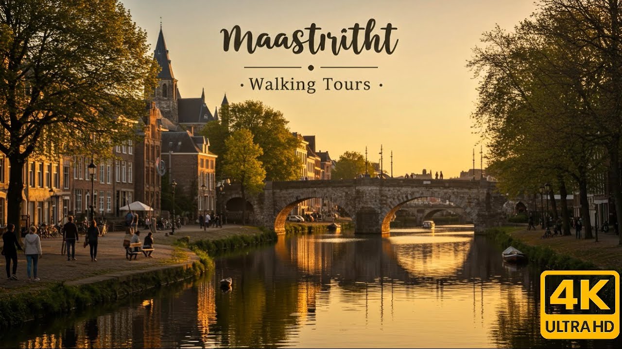 Exploring Maastricht | A Beautiful Walking Tour Through The Heart of the Netherlands | 4K