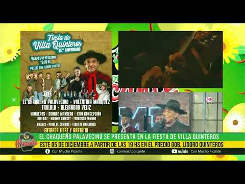 No te pierdas la Fiesta de VILLA QUINTEROS