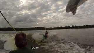 preview picture of video 'Wake Surfing- Shenango Lake - 2013'