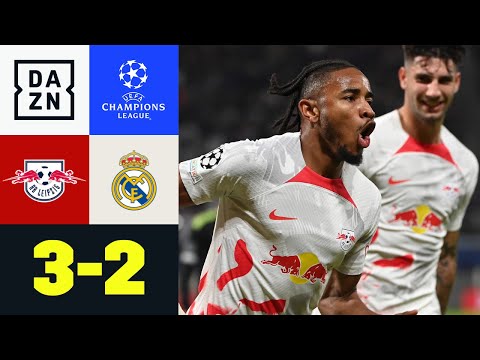 RB verpasst Real erste Saisonniederlage: RB Leipzig - Real Madrid 3:2 | UEFA Champions League | DAZN