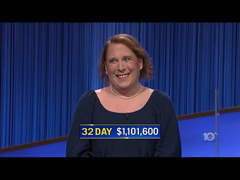 Trans woman Amy Schneider wins 32nd game on 'Jeopardy!'