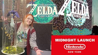 TOTK Midnight Launch at Nintendo NYC!! (no gameplay/spoilers)