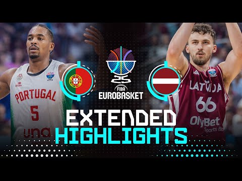 Portugal 🇵🇹 vs Latvia 🇱🇻 | Extended Highlights | FIBA EuroBasket 2025