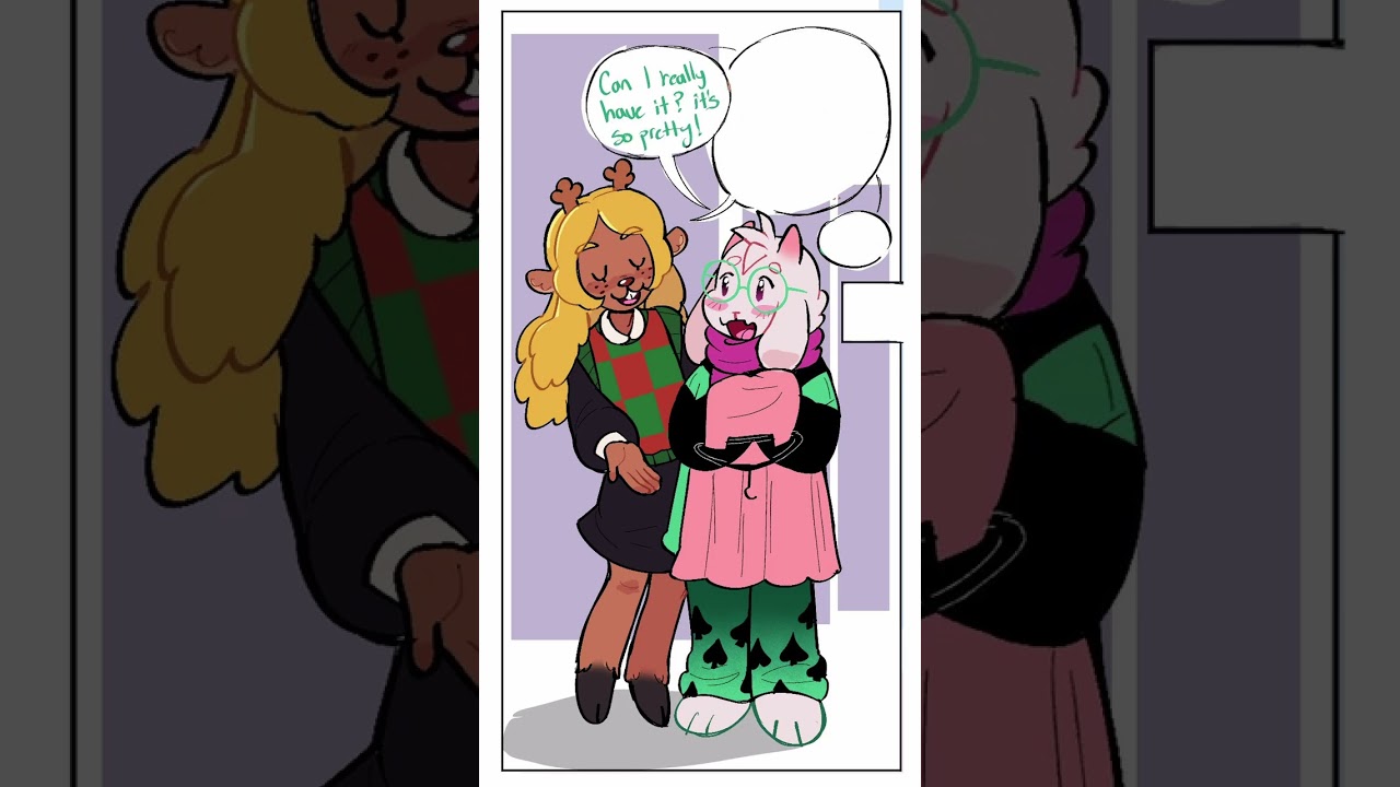 Ralsei Tries A Dress #voiceacting #deltarune #comicdub