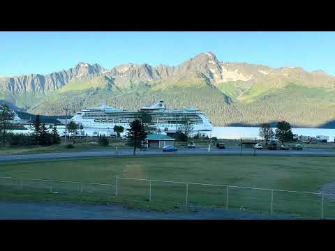 Thumbnail for Our Cruise Ship Radiance of The Sea is Departing  Seward  Alaska without us August 2025