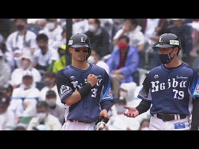 【3回表】ライオンズ・若林 センターへタイムリーヒットを放つ!! 2021/5/16 M-L