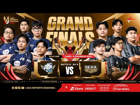 LIGA ESPORTS NASIONAL 2025 - PLAYOFFS HARI 3 - GRAND FINALS | EVOS HOLY VS DEWA UNITED OSIRIS