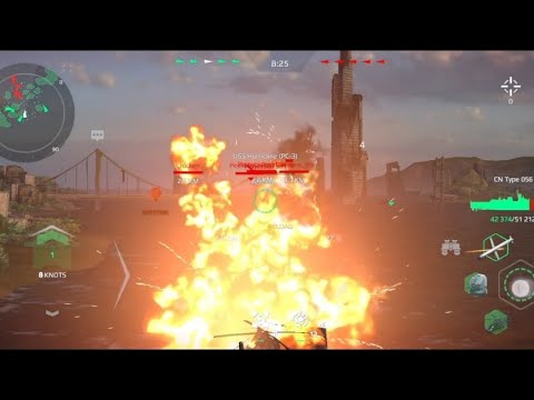 MODERN WARSHIP GAMEPLAY PART-3 2024 | SARE PICHE PAD GYE | MAAR DALA YAR | NEW GAME UPDATE|