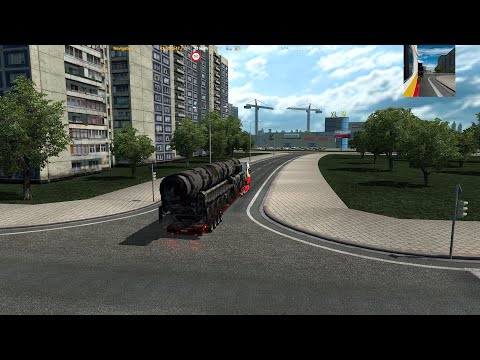 ETS2 1.35 Promods2.41 | Russian Open Spaces v 7.5 | Military cargo 103T 6450Km #5