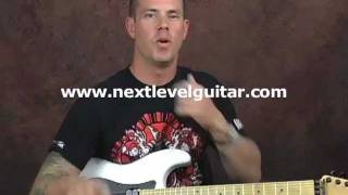 Heavy Metal Rhythms thrash fast picking guitar lesson rhythm playing with drum machine and tabs