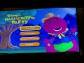 Opening To Barney S Halloween Party 2003 DVD
