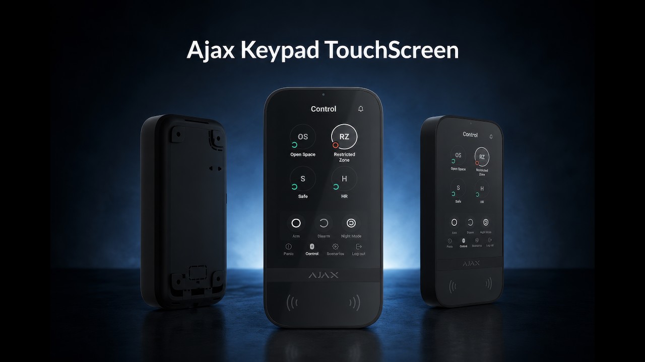 KeyPad TouchScreen Jeweller: the ultimate security & automation control panel