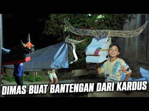 DIMAS' BULL!! DIMAS MAKES A BULL FROM CARDBOARD