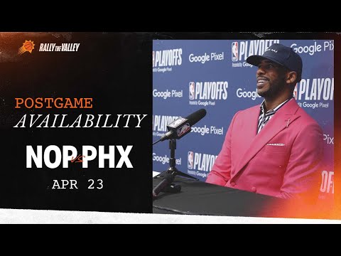 Suns vs Pelicans Game 3 Postgame Media Availability: Williams, Paul, McGee and Ayton