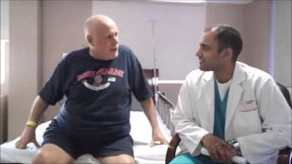 Hip Joint Replacement Surgery of US citizen Mr. Scott Edward performed by Dr. Pradeep Reddy