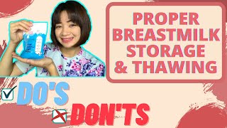 HOW TO STORE BREASTMILK | HOW to DEFROST or THAW BREASTMILK | Mom Jacq