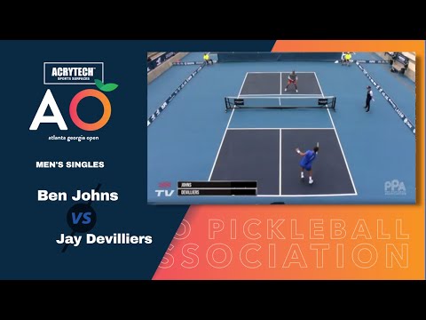 Ben Johns Vs. Jay Devilliers - PPA Atlanta Open Pro Singles