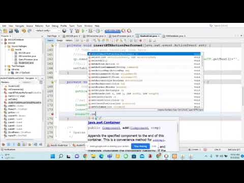Edit Data From Database Java Netbeans