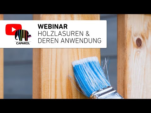Webinar: Holzlasuren & Beschichtungen