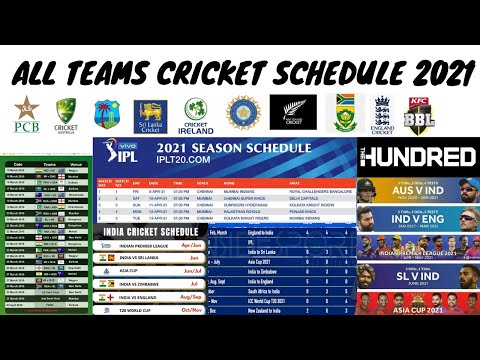All Upcoming cricket schedule 2021|cricket,cricket 2021,cricket schedule 2021,cricket schedule india