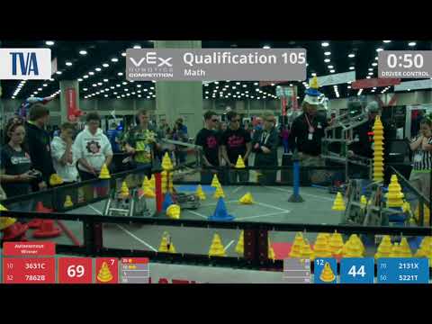 2018 VRC Math Q105 - 3631C 7862B vs 2131X 5221T - 94 to 68