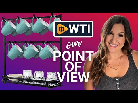 FANGSUN Large Coffee Mug Holder Stand Countertop - WTI product video review