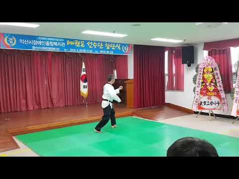 190426금 익산시장애인종합복지관 창단식 기념 시연 코치 태권도 명인 박춘성 사범님(지태)