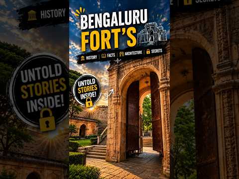Bengaluru Fort Tour🏰500 Year Old😯History, Secrets & Facts #ytshorts #karnataka #shorts #bangalore