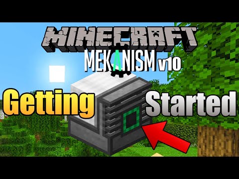 How To Get Started | Minecraft | Mekanism v10 MOD GUIDE