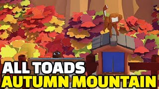 ALL Toads Location | Autumn Mountain | Paper Mario The Origami King