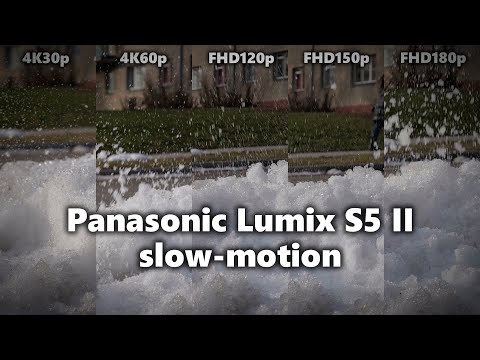 Panasonic Lumix S5 II Slow-Motion Comparison