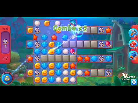 Fishdom. 8682 hard level no boosters and diamonds. 10 moves