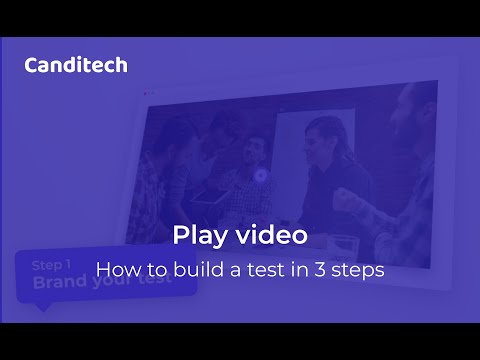 How to build a test in 3 steps
