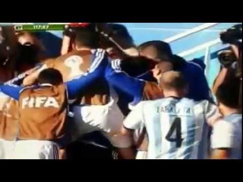 Gol de Argentina contra Suiza, en alargue narrado por Pablo Giralt para Directv Sports