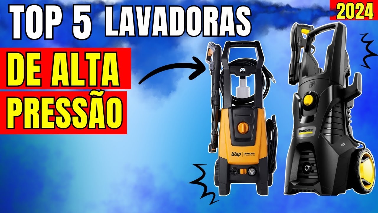 As melhores Lavadoras de Alta Pressão para Uso Doméstico 2024