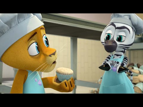 Capa de Madagascar 🧁 Os Cupcakes 🧁 Desenhos Animados em Português