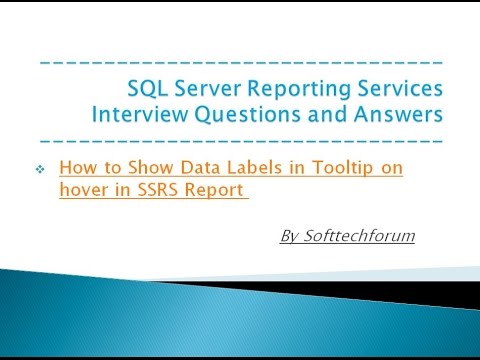 How to Show Data Labels in Tooltip on hover in SSRS Report