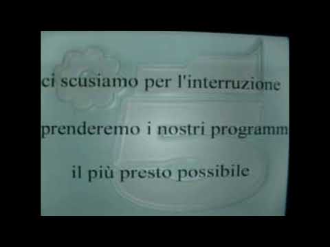 [Rarissimo] Cartello interruzione programmi di Canale 5