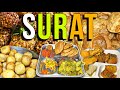 BEST Food Of SURAT Making Of Ponk Jawar Ponk Vada Authentic Undhiyu Poori Indian Street Food
