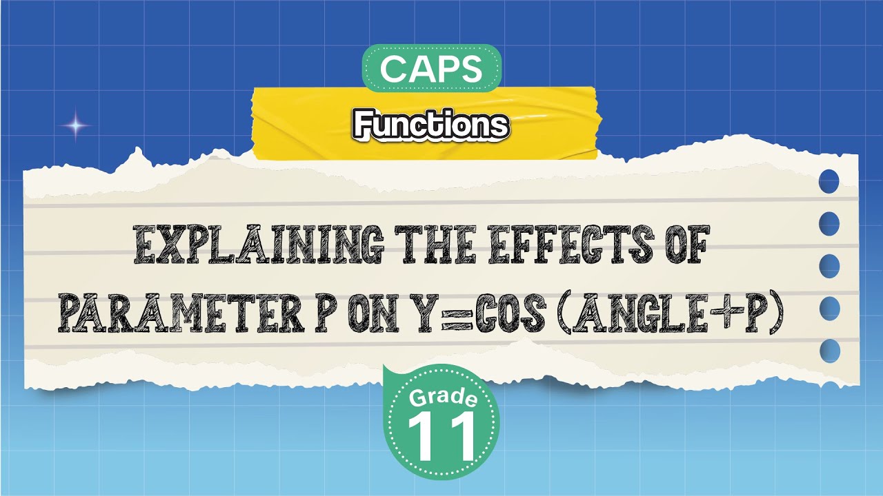 [GRADE 11] Explaining the Effects of Parameter p on y=cos (angle+p)