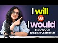 Difference Between WILL Vs WOULD English Grammar Lesson Modal Verbs Learn English With Ananya