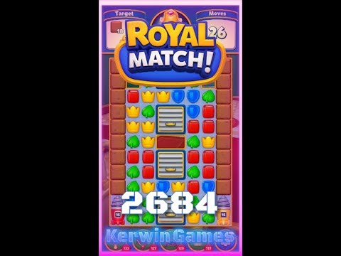 Royal Match Level 2684 - No Boosters Gameplay