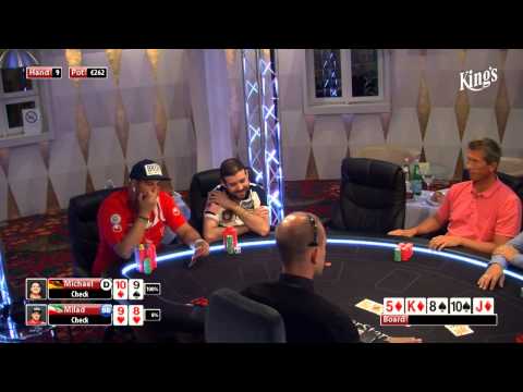 CASH KINGS E16 - DE - NLH 2/5 - Live cash game poker show