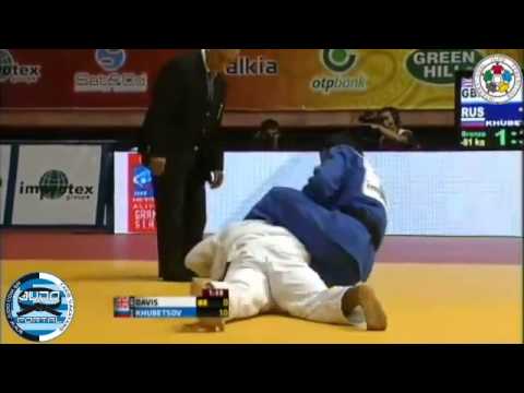 Judo Grand Slam Baku 2013 Bronze -81kg DAVIS Thomas (GBR) - KHUBETSOV Alan (RUS)
